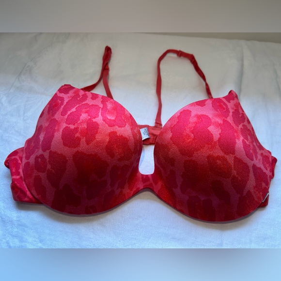 La SENZA Other - La Senza Push-Up Bra – Red/Coral Animal Print – Size 36A